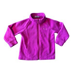 Columbia Toddler Fleece Zip Jacket Pink Size 3T